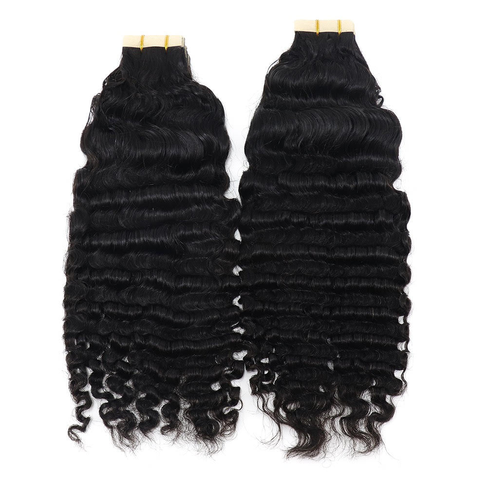 Raw BG Molado exotic curl Tape ins