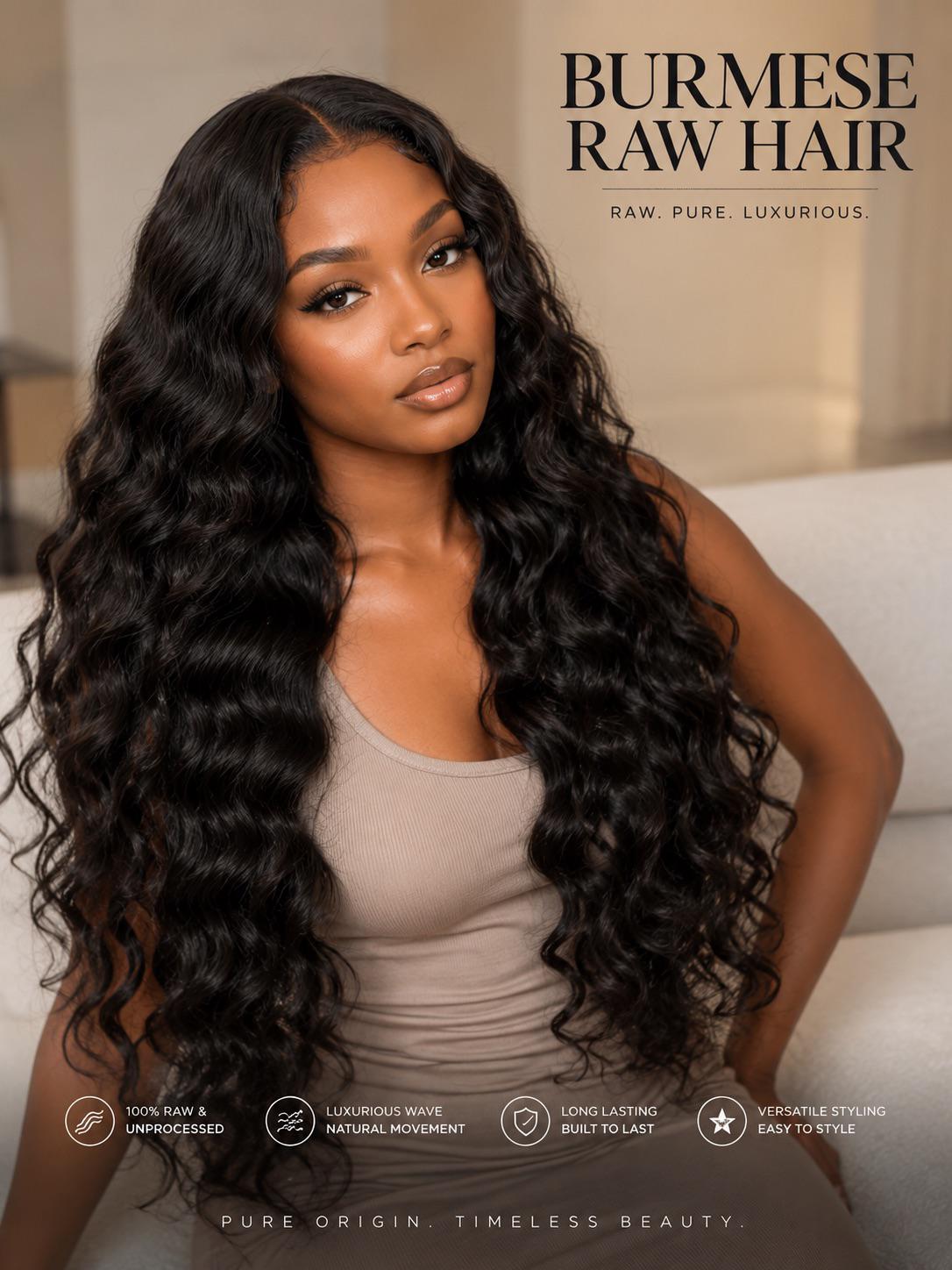 Burmese Wavy Hair